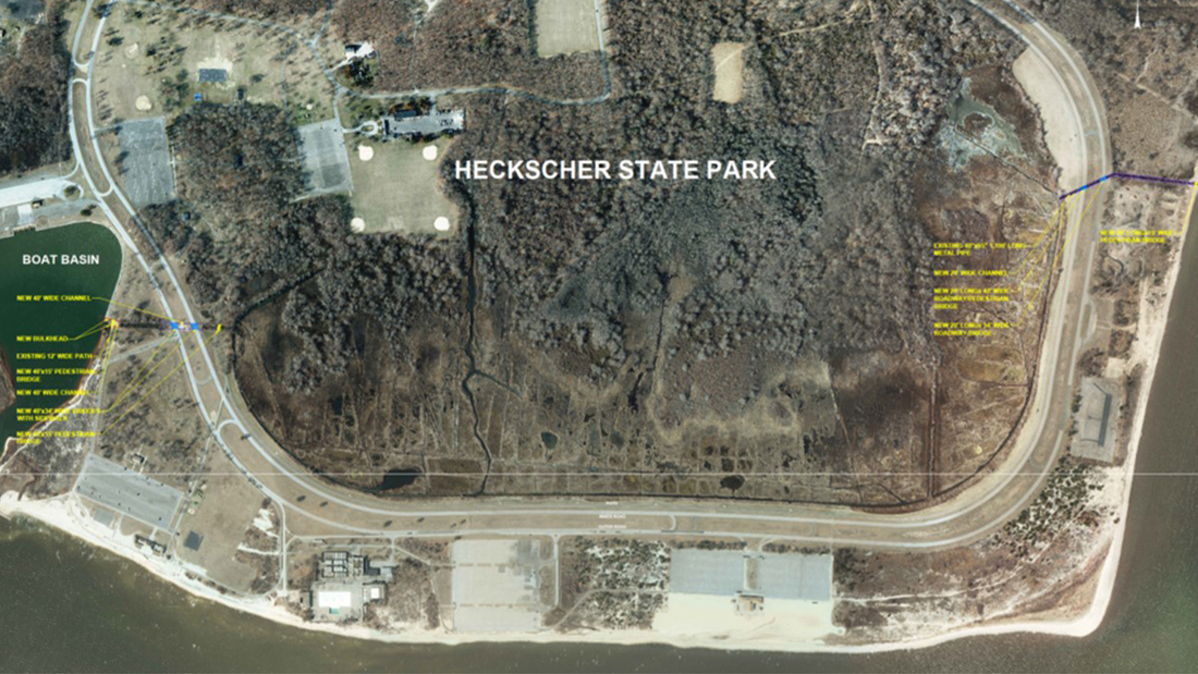 Heckscher State Park – Restoration of Tidal Flow and Replacement of Culverts with Seven Bridges and Open Channels header